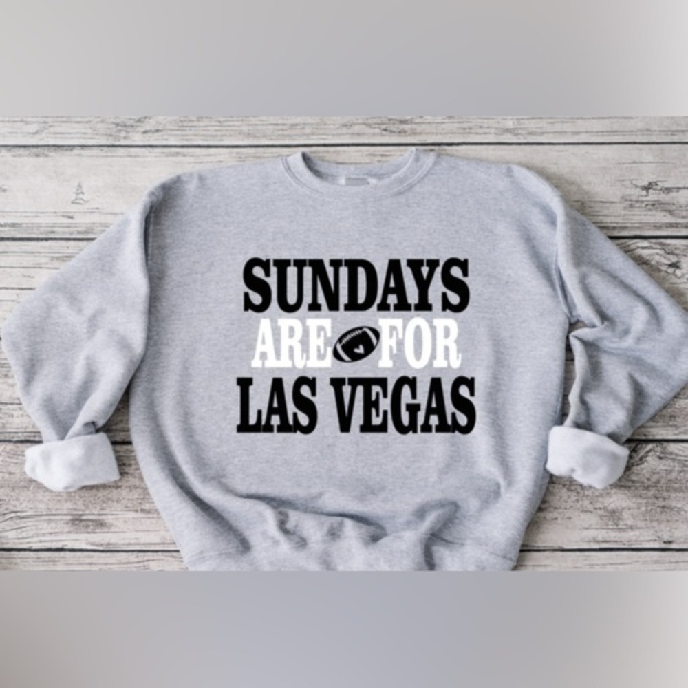 Sundays Are For Las Vegas Crewneck